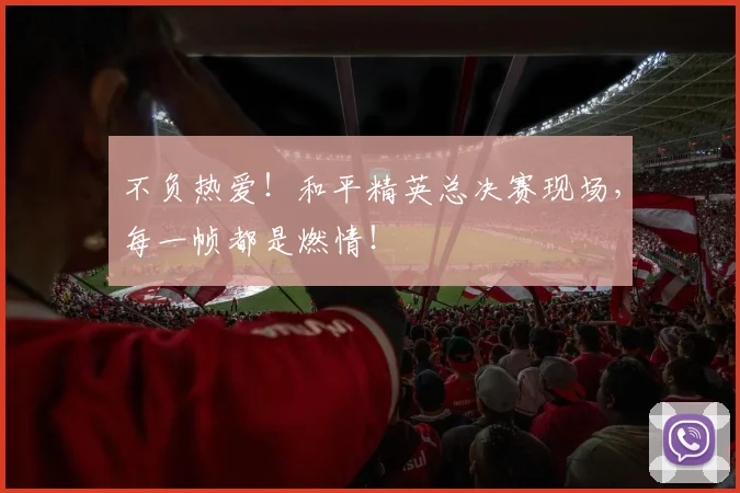 不负热爱!和平精英总决赛现场,每一帧都是燃情!